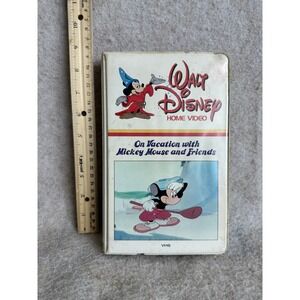 Walt Disney Home Video On Vacation with Mickey Mouse and Friends VHS Tape‎